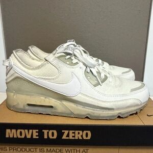 Men’s Nike Air Max Terrascope 90 Triple White Size 12.5
